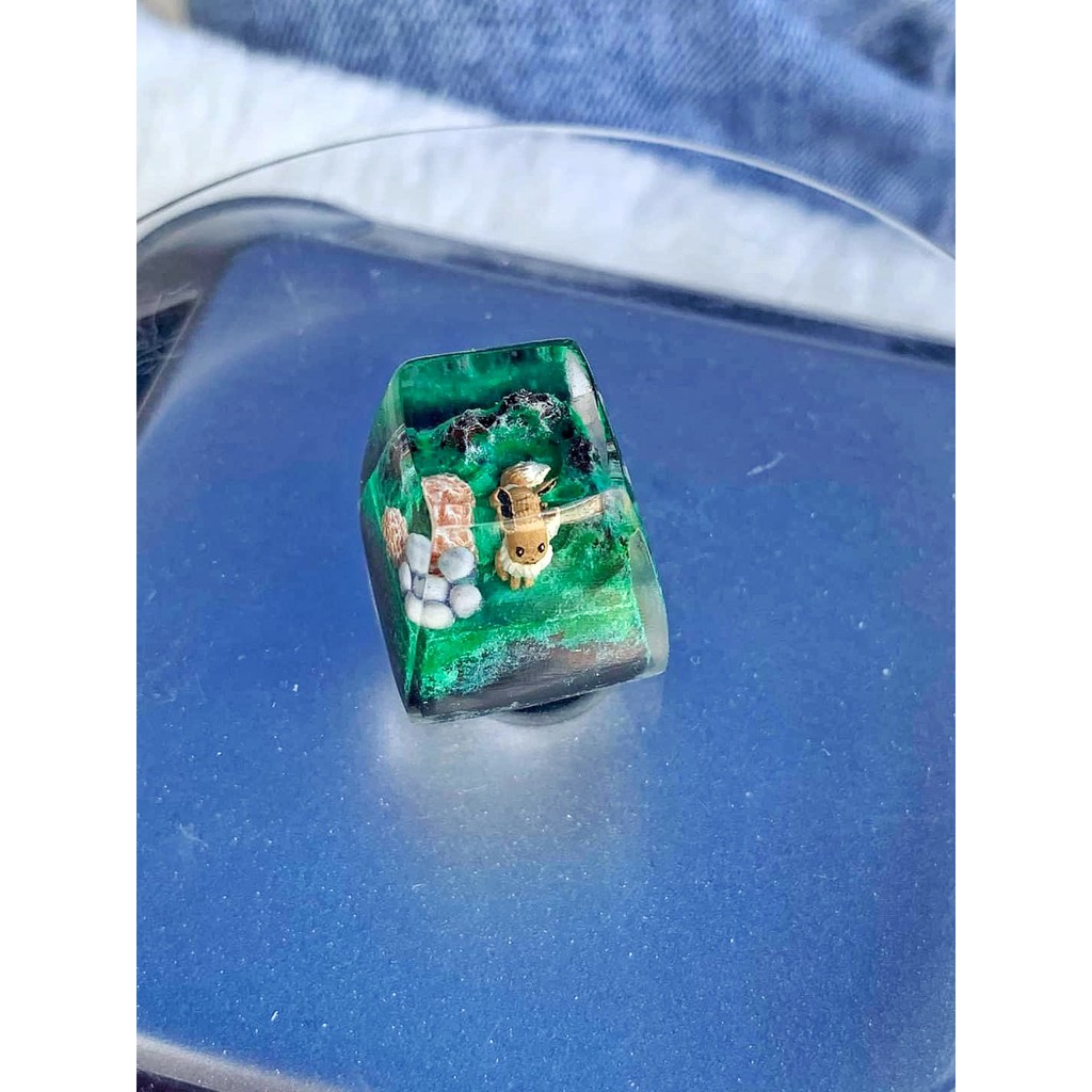 Keycap resin bàn phím cơ SA R1 Eevee nhân vật Pokemon