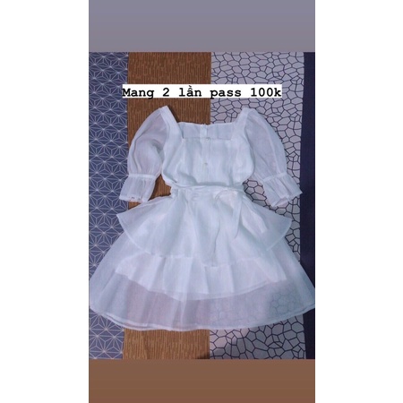 Thanh Lý Đầm Tiểu Thư Tay Phồng, Đầm 2S Chấm Bi, Đầm Gấm Cổ Vuông Tay Phồng, Set Đầm Sơ Mi + Gile, Đầm Vải Voan Cổ Vuông