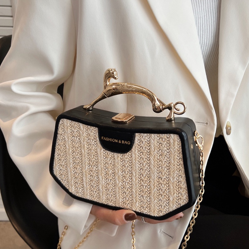 Túi Đeo Chéo Hình Vuông Cỡ Nhỏ Phong Cách Cổ Điển Thời Trang Cho Nữ