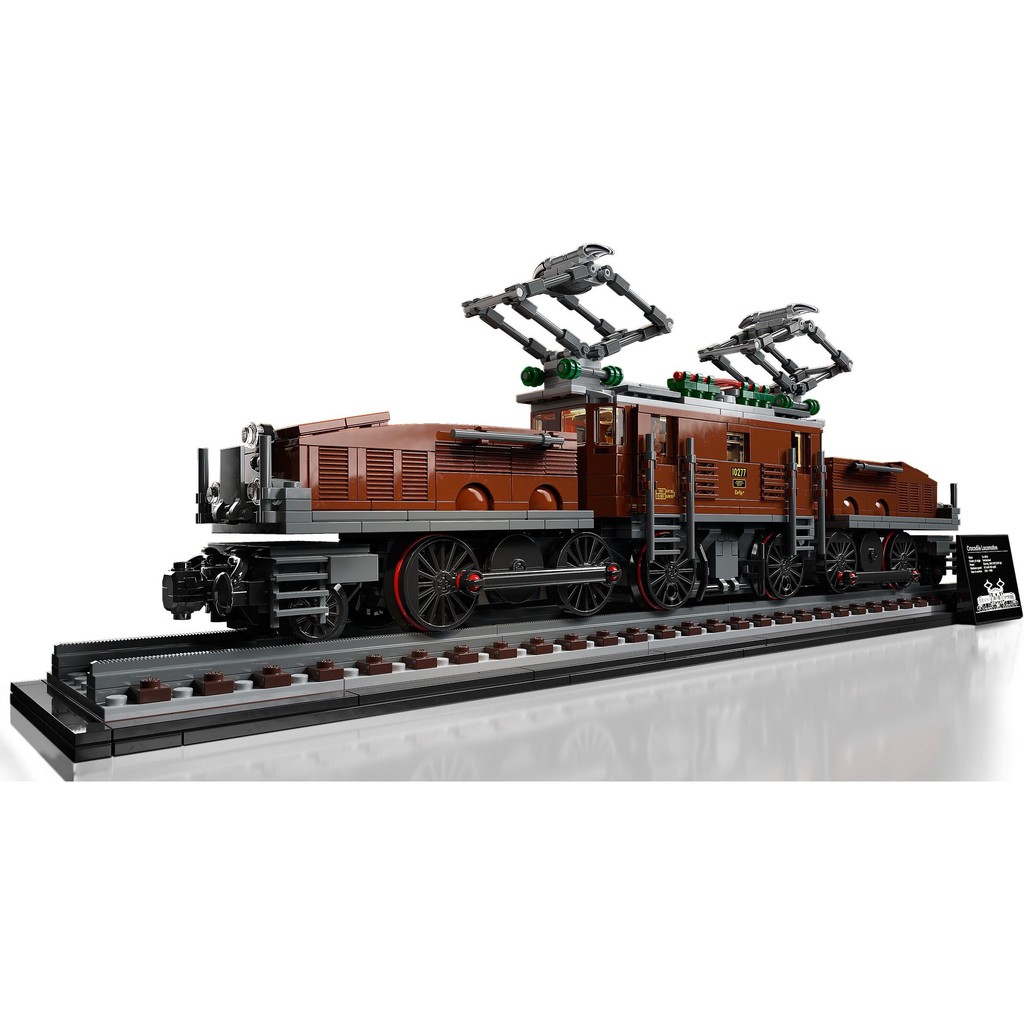 10277 LEGO Creator Expert Trains Crocodile Locomotive - Chuyến Tàu lửa/ tàu hỏa đầu máy hình cá sấu cổ điển