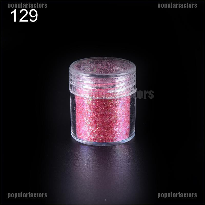 Lọ Bột Kim Tuyến 10ml Nhiều Màu Sắc Trang Trí Móng Tay Nghệ Thuật 3D