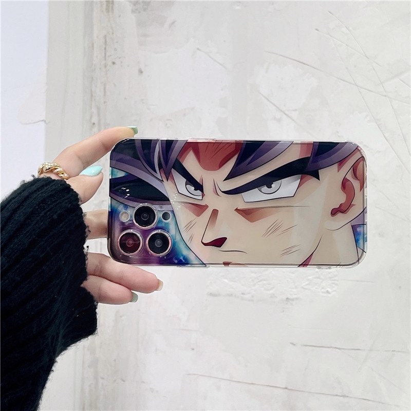 Ốp Điện Thoại Dẻo Trong Suốt Họa Tiết Hoạt Hình Dragon Ball Frieza Son Goku Cho IPhone14 Plus Pro Max 13 12 11