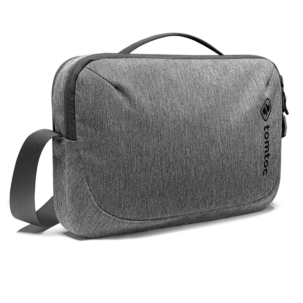 Túi đeo chéo TOMTOC Crossbody for Tech Accessories &amp; iPad Pro / Tablet 11inch Gray - H02-A01G - Phân Phối Chính Hãng