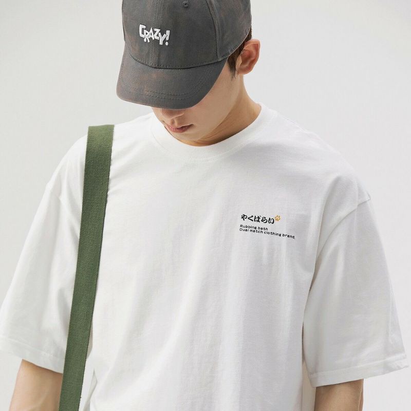 Áo thun tay lỡ Unisex 5 chú mèo