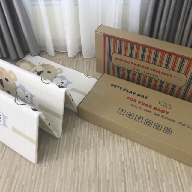Thảm gấp XPE chính hãng Umoo đóng hộp