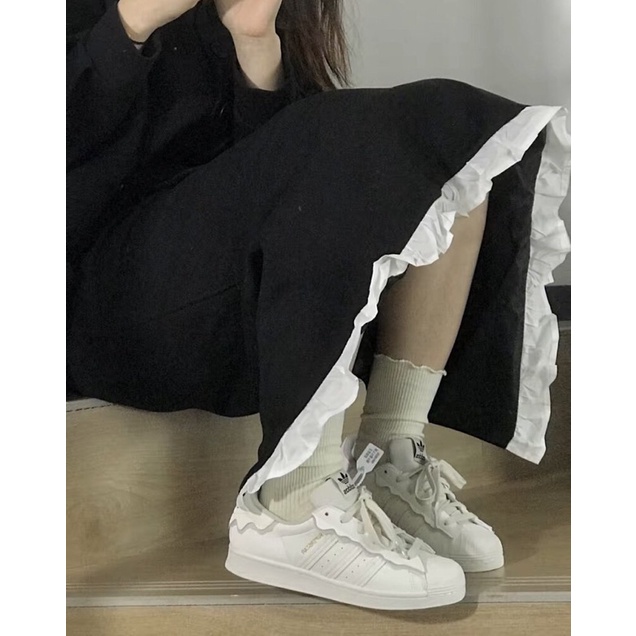 GIÀY ADI.DAS SUPERSTA MILLK WHITE LACE LAI AU