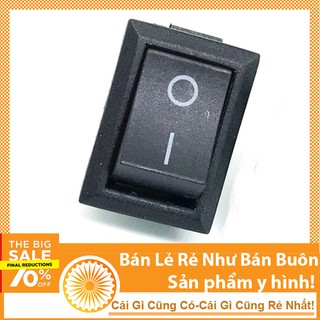 Công tắc bập bênh KCD-101-6A-250AC Đen