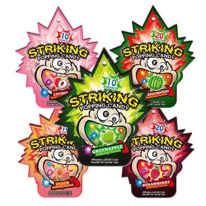 Kẹo nổ Striking Hongkong gói 30gr