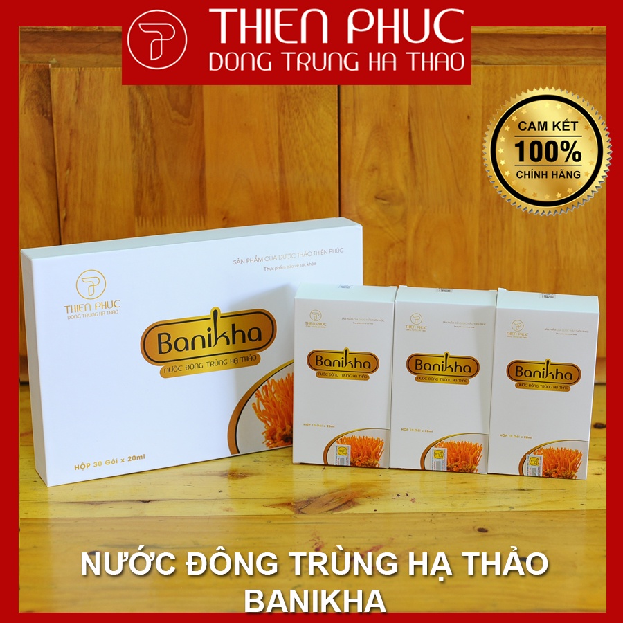 Nước Đông Trùng Hạ Thảo Banikha Thiên Phúc [30 gói x 15ml ]