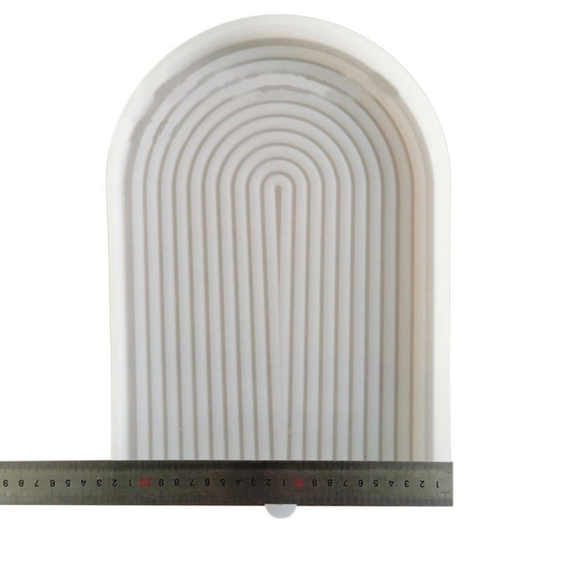 Khuôn Silicone Hình Bán Nguyệt / Tròn Làm Đế Lót Ly Rượu Vang