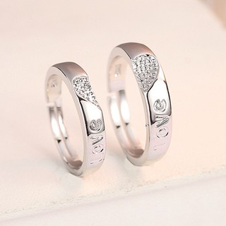 Nhẫn đôi - Nhẫn đôi nam nữ - Nhẫn cặp đôi bạc 925 [TS.ND.LOVE]