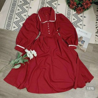 Đầm tiểu thư xinh đẹp, chất kate lụa A124