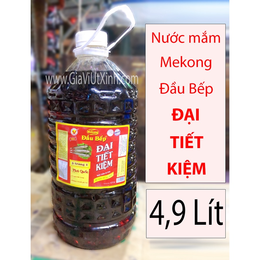 NƯỚC MẮM MEKONG ĐẦU BẾP ĐẠI TIẾT KIỆM 5 LÍT - MEKONG FISH SAUCE