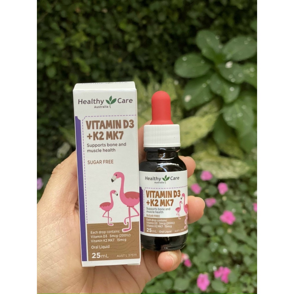 Vitamin D3k2 MK7 Healthycare Úc - 25ml