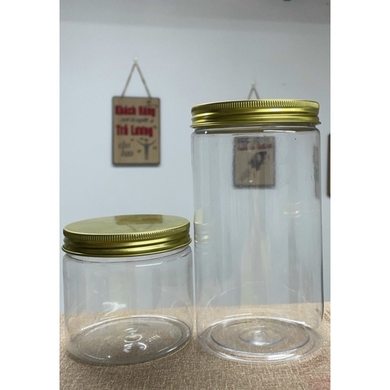 Hộp / Hũ nhựa PET nắp nhôm đủ size 500/750/1000/1500ml