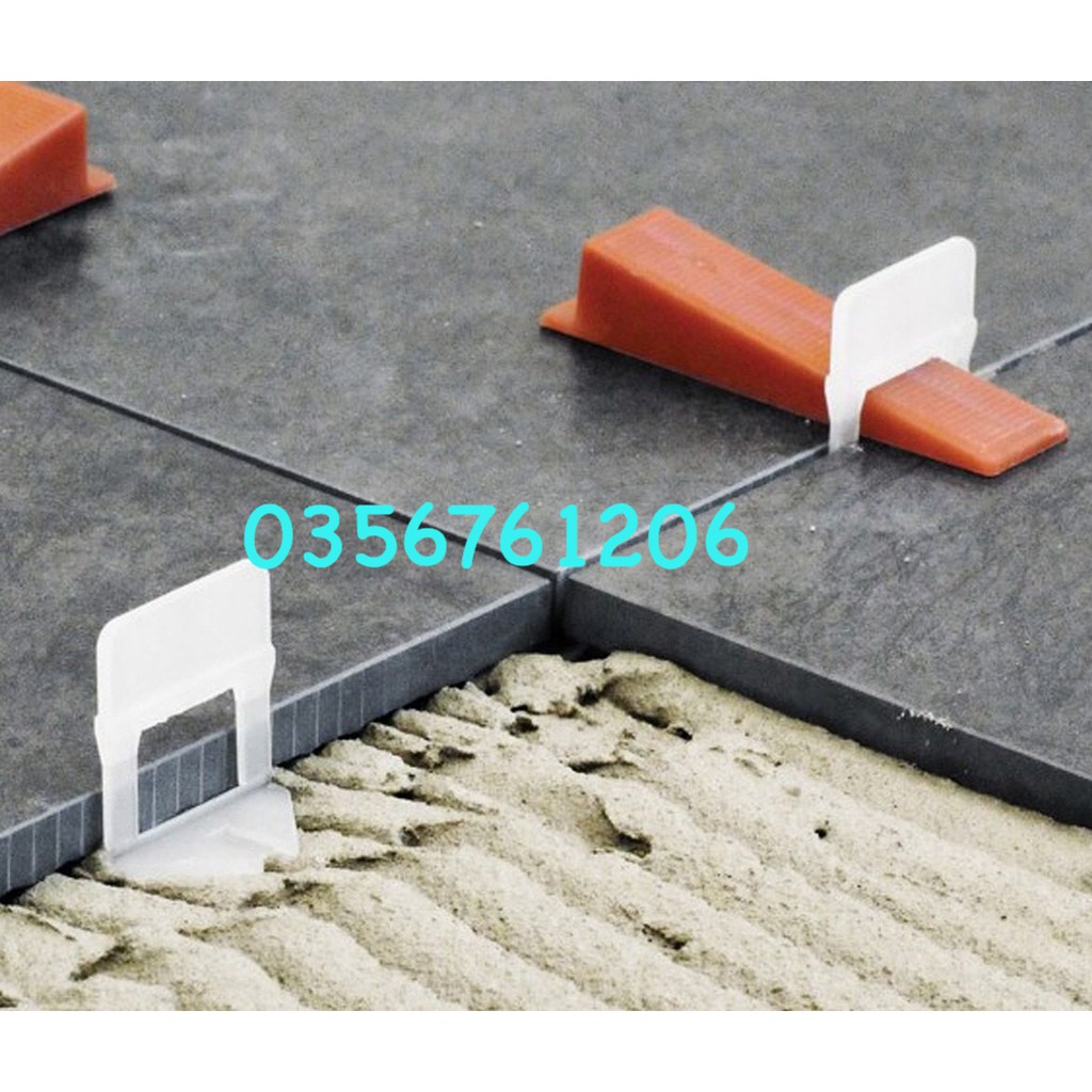 100 ke cân bằng ốp lát gạch tùy chọn size 1mm 1.5mm ...không gồm nêm đỏ