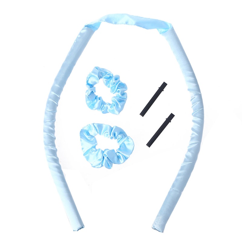 Máy Uốn Tóc Không Dùng Nhiệt Có Kẹp Tiện Dụng Cho Nữ Khi Ngủ DIY