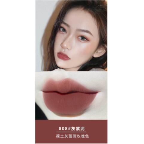 Son Tint Kem Lì CVZ Hình Gấu In Nổi Matte Lip Glaze KST01- KIMBEAUTY