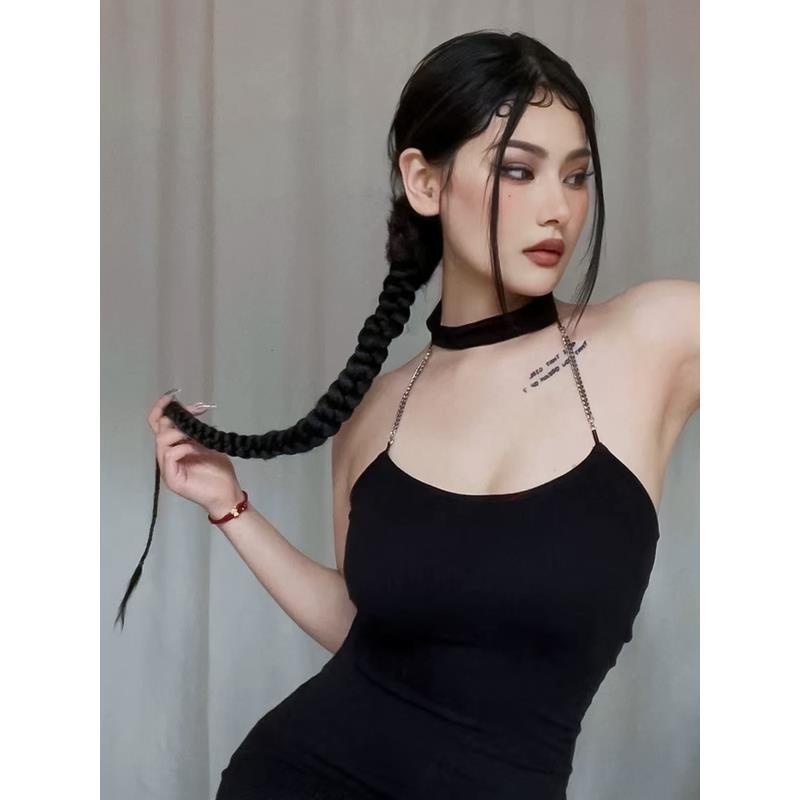 Bán Chạy!Tóc Giả Thắt Bím Đuôi Ngựa Phong Cách Âu Mỹ Cho Nữ