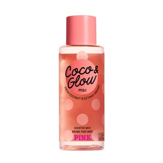 [250ml-Mist Pink] Xịt toàn thân Coco & Glow Mist, Hàng chính hãng từ VS USA