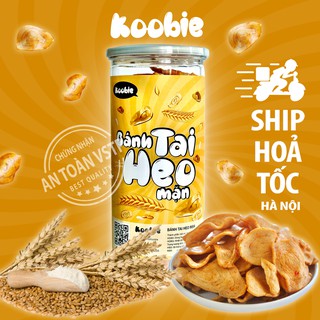 Bánh tai heo mặn Koobie 250g, đồ ăn vặt ngon an toàn vệ sinh thumbnail