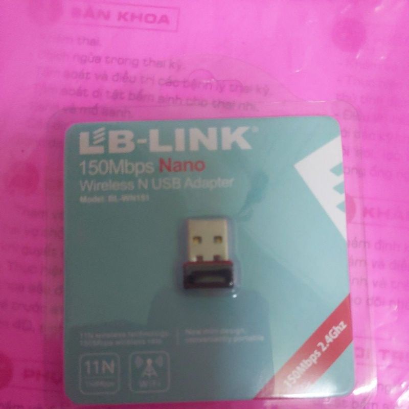 Usb wifi 4g Bộ Thu Wifi LB-LINK BL-151 150Mbps Nano Wreless N USB Adapter