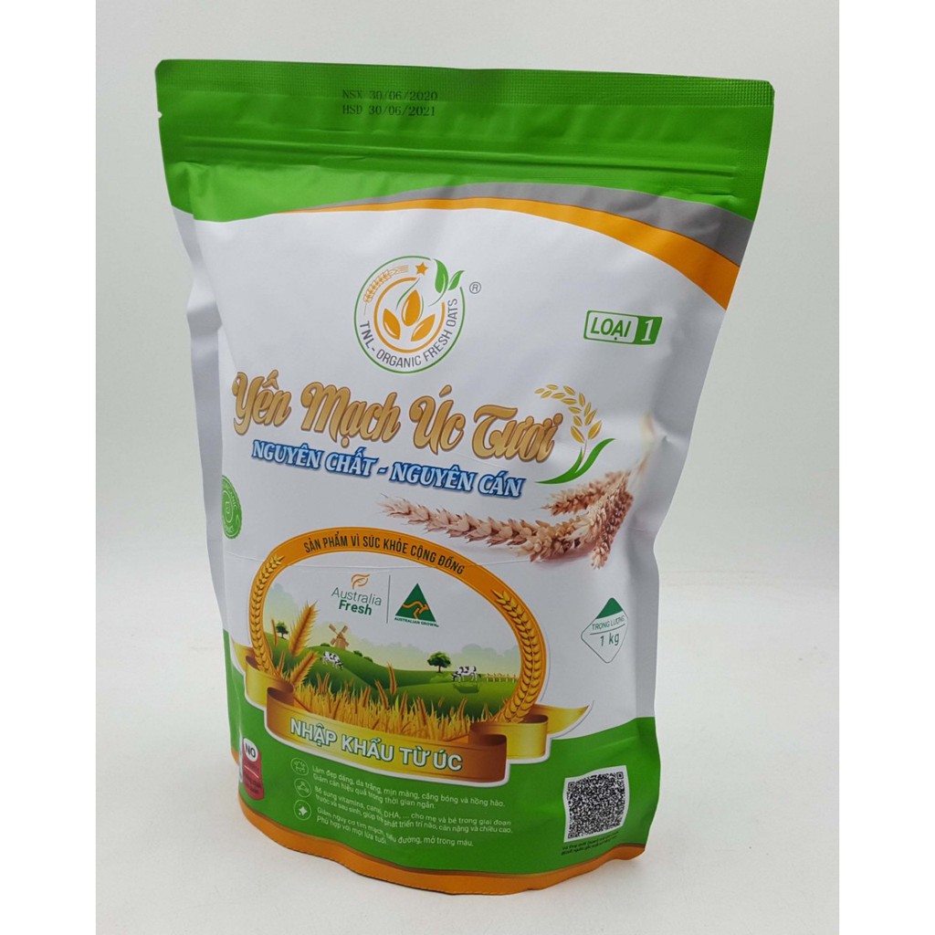 Yến mạch úc tươi nguyên chất, giảm cân nhanh, 1 kg | BigBuy360 - bigbuy360.vn
