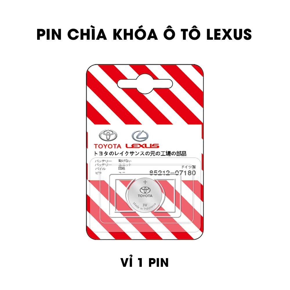 Pin chìa khóa ô tô Lexus RX 350L chính hãng sản xuất theo công nghệ Nhật Bản - Pin chìa khóa Lexus RX 350L