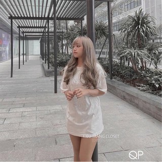 Áo phông mochino ép đá cá tính