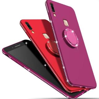 Ốp Lưng Đính Đá Lấp Lánh Có Vòng Nhẫn Cho Oppo F5/F7/F9/ Oppo F5 F7 F9
