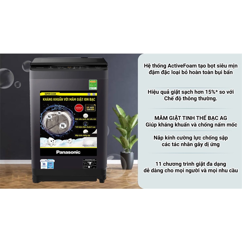 Máy Giặt Panasonic 9 Kg NA-F90S10BRV - Điện Máy Kho Rẻ
