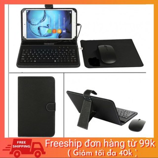 bao da bàn phím cao cấp kèm chuột chơi được game dùng cho mọi điện thoại-có ảnh thật