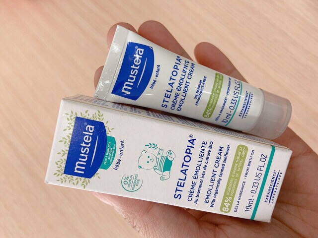 ✅Mustela Kem Dưỡng Da Mặt Và Cơ Thể Cho Trẻ Sơ Sinh &amp; Em Bé Da Chàm Thể Tạng Mustela (10ml)