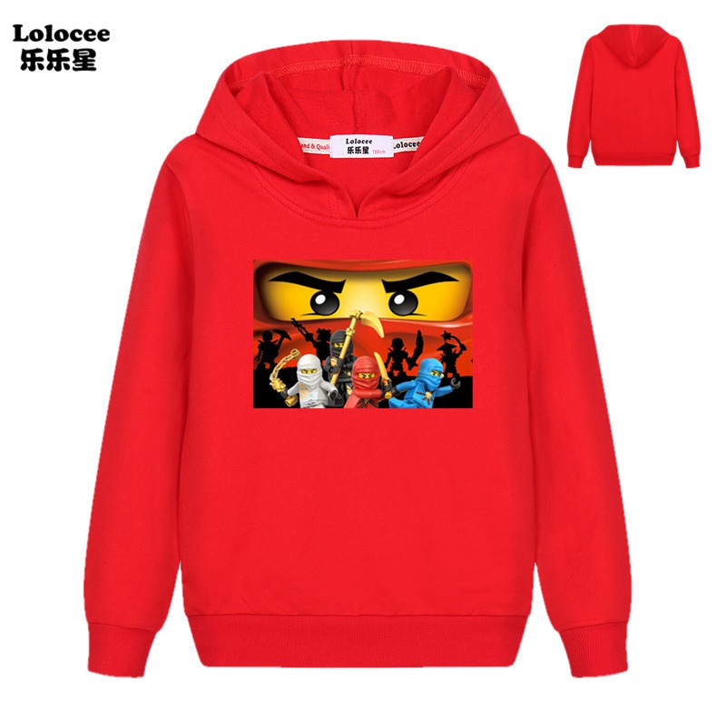 Áo Hoodie Phong Cách Ninjago Thời Trang Cho Bé Trai