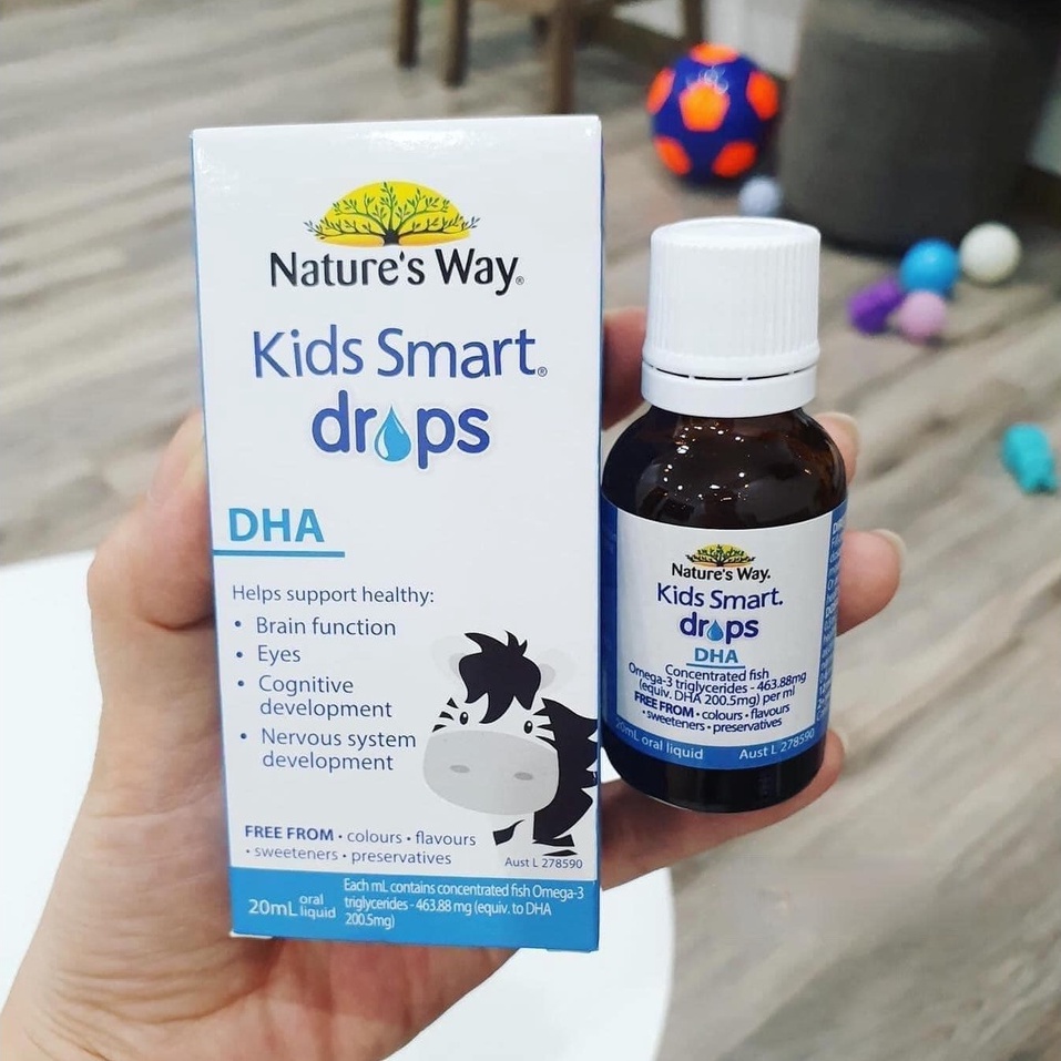 Nature's Way Kids Smart Drops DHA 20ML - DHA DROP DẠNG GIỌT