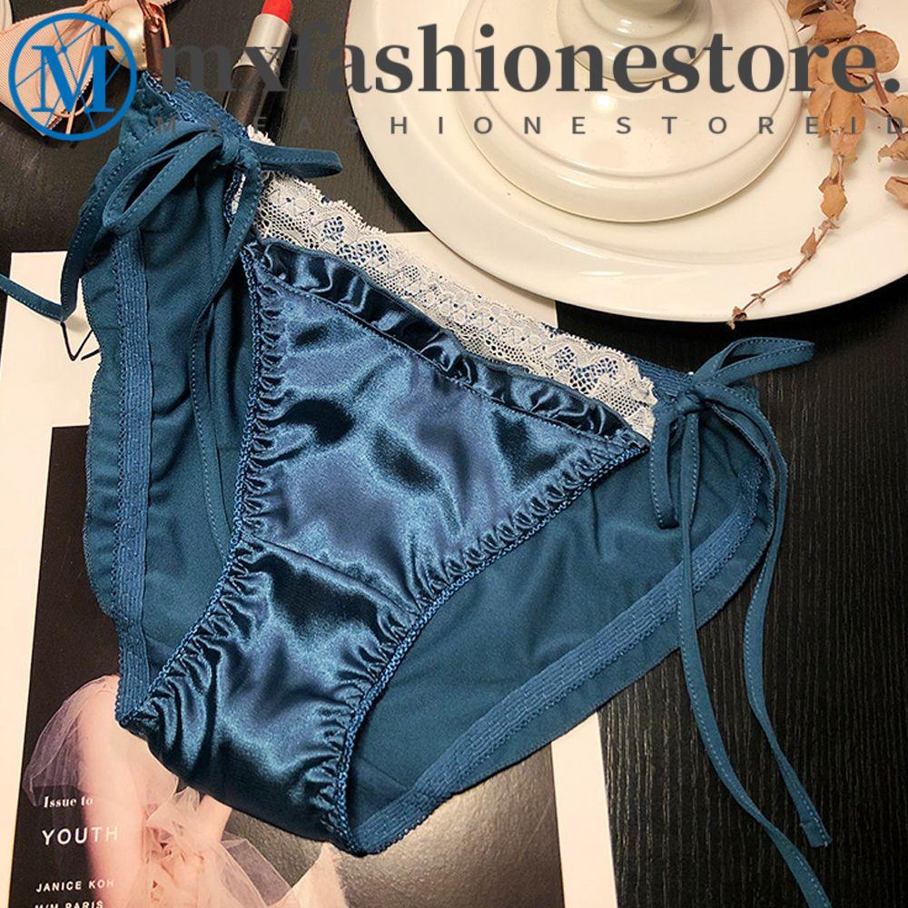 Mxfashionestore Quần Lót Lưng Vừa Thắt Nơ Phong Cách Lolita Ngọt Ngào Cho Nữ