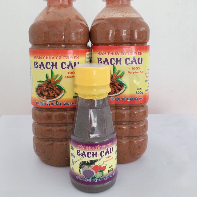 Mắm tôm Thanh Hóa- Bạch Câu 100g ( không chất bảo quản)