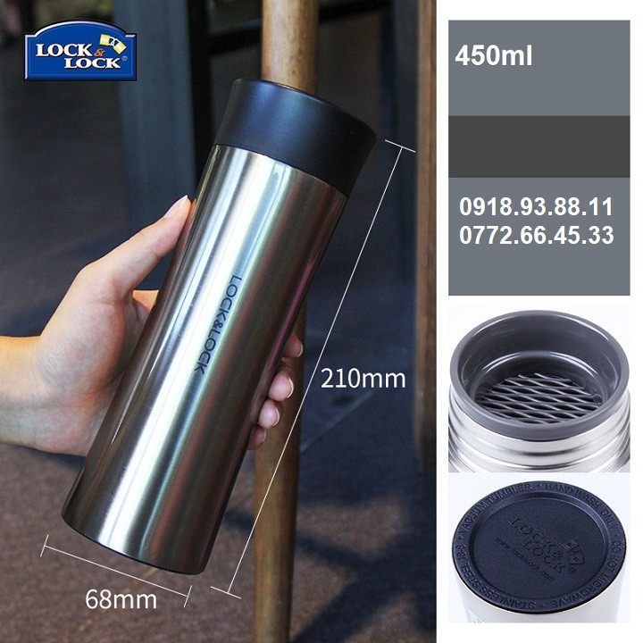 Bình giữ nhiệt inox lock&lock - bình giữ nhiệt inox