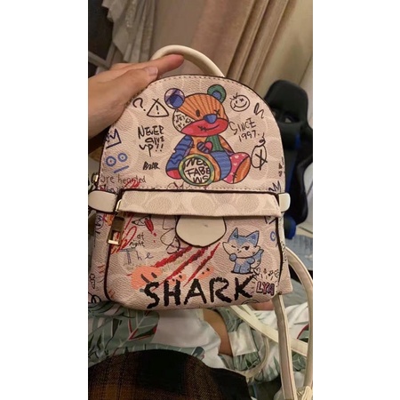 Balo mini Mack Jakors hoạ tiết gấu ba lô túi ulzzang 2022