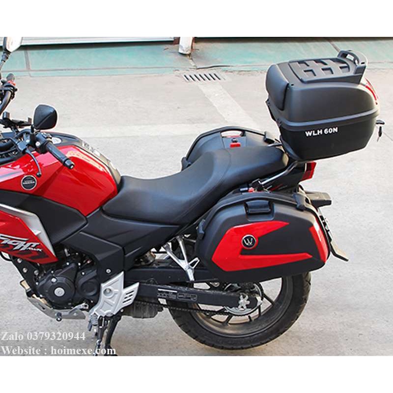 Cặp  Thùng Hông Honda CB190 Givi Sport Đỏ + Bộ Khung Givi