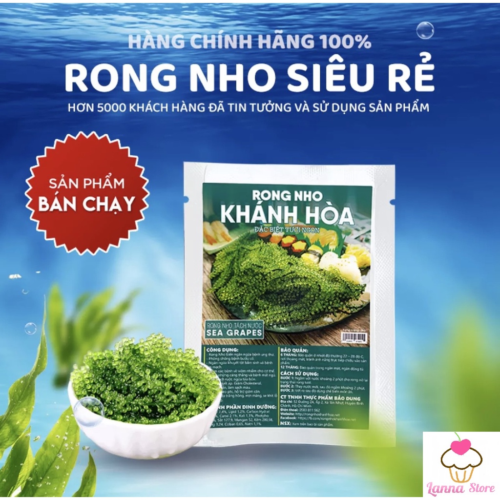 [HOT] Rong Nho Tách Nước Khánh Hoà - Công Nghệ Tách Nước Tiêu Chuẩn Nhật Bản