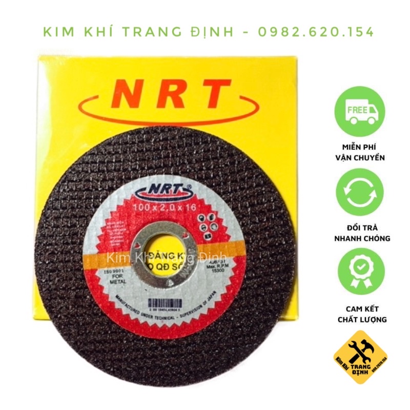 Đá cắt sắt nhật Nurito phi 100mm