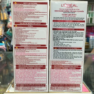 Thuốc Nhuộm Tóc L’Oreal Paris Excellence Creme 172ml