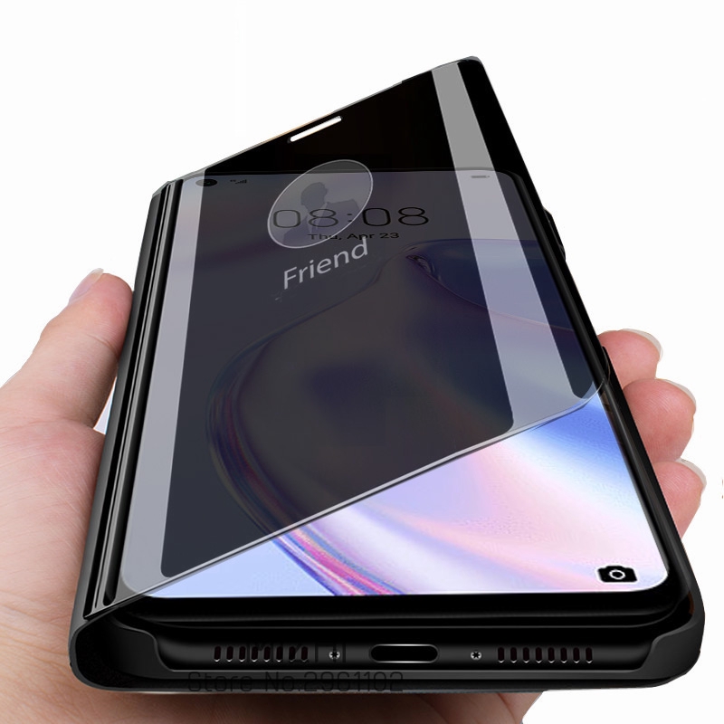Ốp điện thoại da mặt kính nắp lật bảo vệ toàn diện dành cho Huawei honor 9A 9S 9 lite 30 Mate 30 Pro