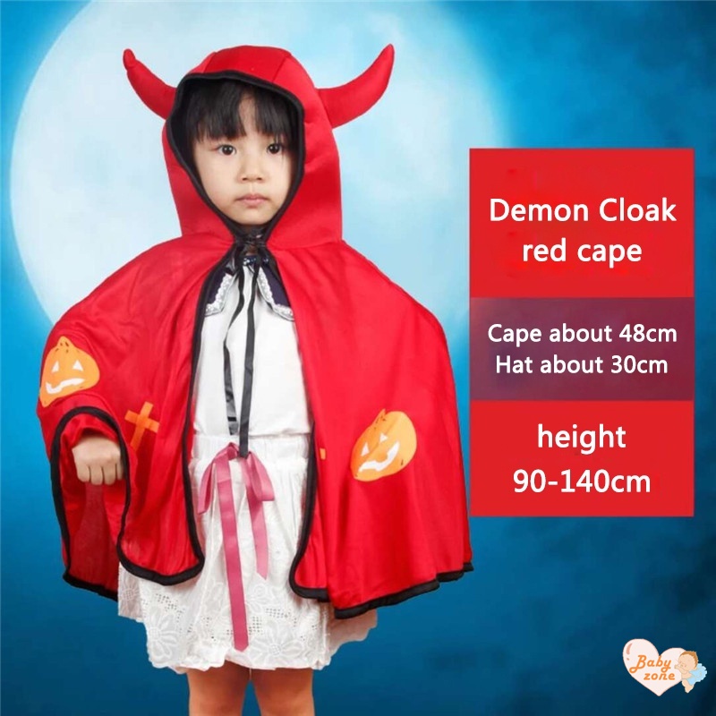 Áo Choàng Hóa Trang Halloween Dễ Thương Cho Bé