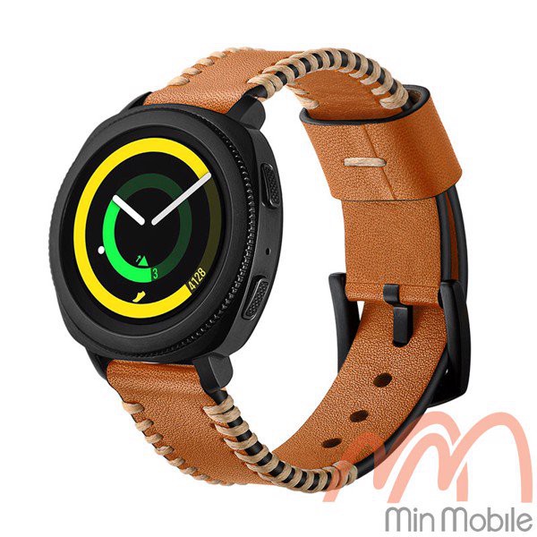 Dây da cao cấp viền chỉ nổi Samsung Gear Sport