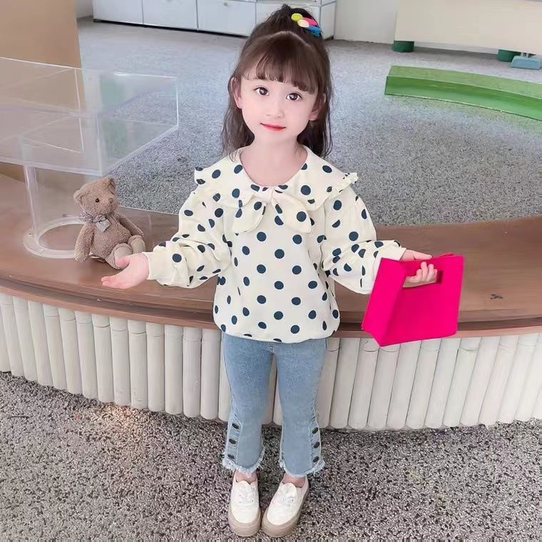 [Babycat] Hàng Có Sẵn Áo Sweater Mùa Thu Phong Cách Nhật Bản Hàn Quốc 2022 Mới Cho Bé Gái