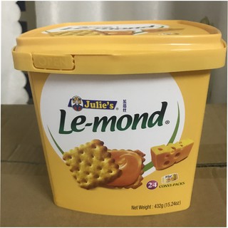 Bánh Quy Kem Phô Mai Le-mond Julie's Malaysia 450g