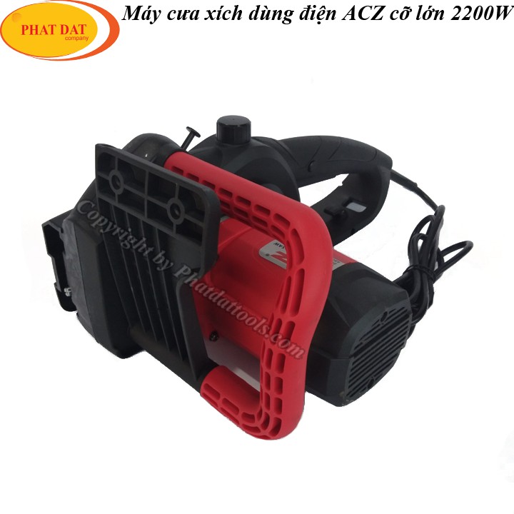 Máy cưa xích chạy điện ACZ 405-9 2200W lam cỡ lớn-Bảo hành chính hãng 6 tháng