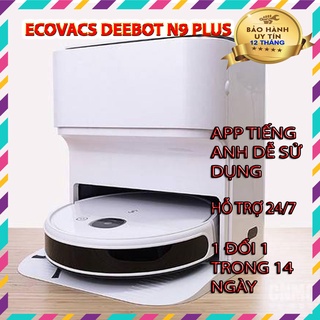 Ecovacs deebot n9+ robot hút bụi - robot hút bụi lau nhà tự giặt khăn mới 100%